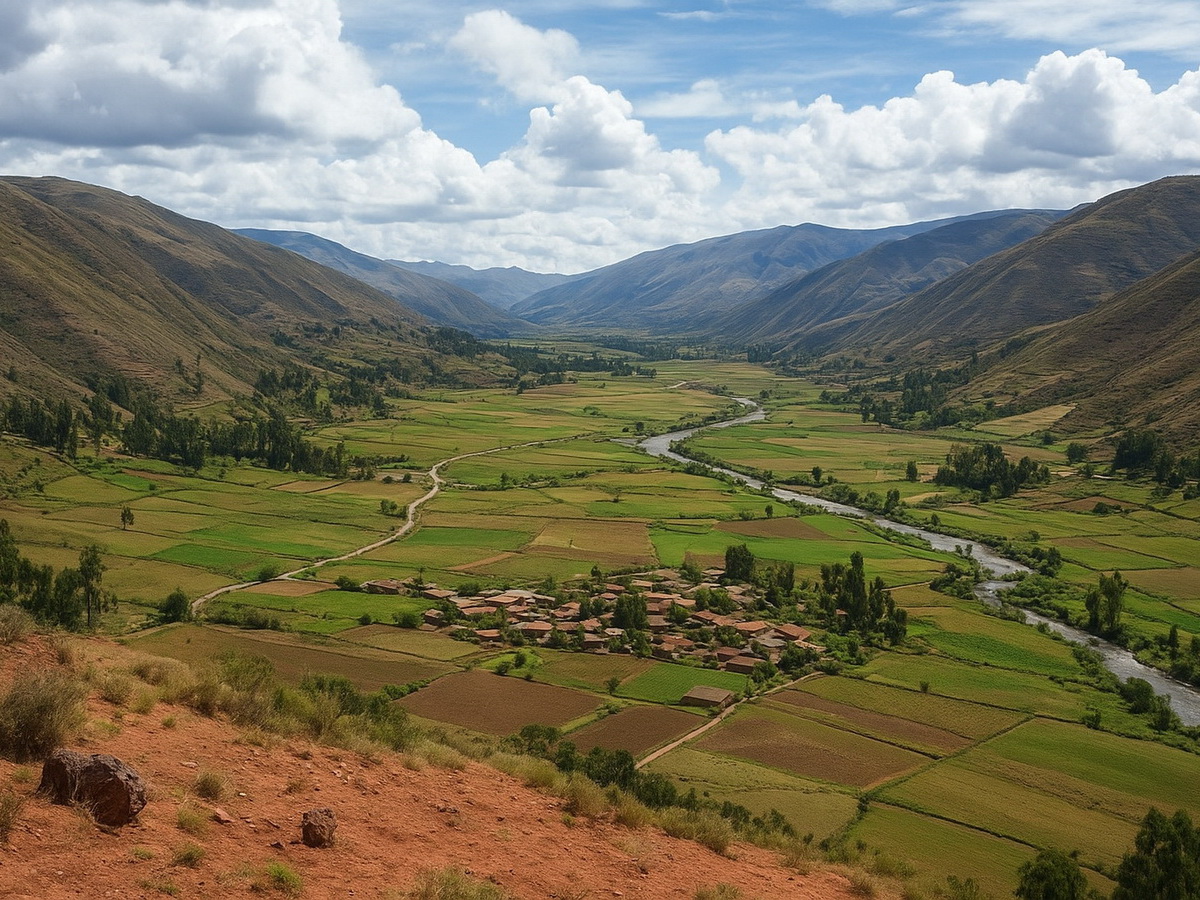 Multicoloured 3D mural with bird and mythological figures discovered at Huaca Yolanda in Peru